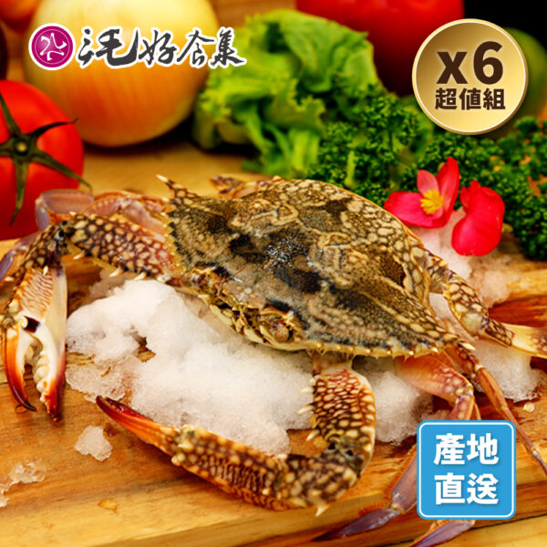 藍蟹(不包冰)單隻包*6組